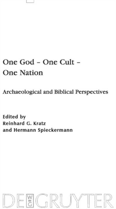 One God – One Cult – One Nation