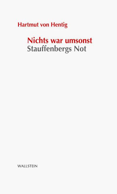 Nichts war umsonst