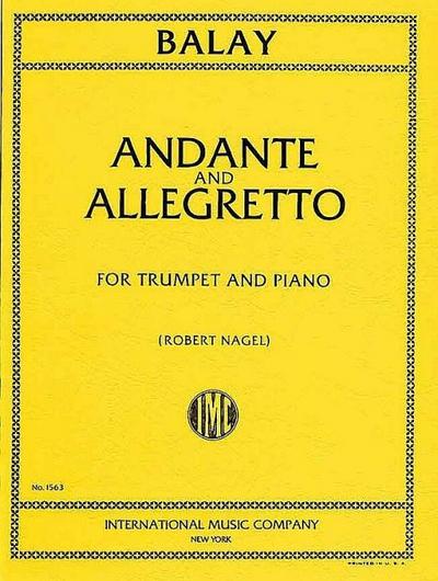 Andante and allegrettofor trumpet and piano