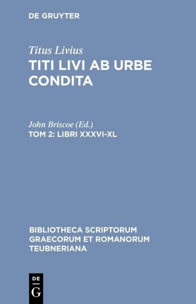 Libri XXXVI-XL