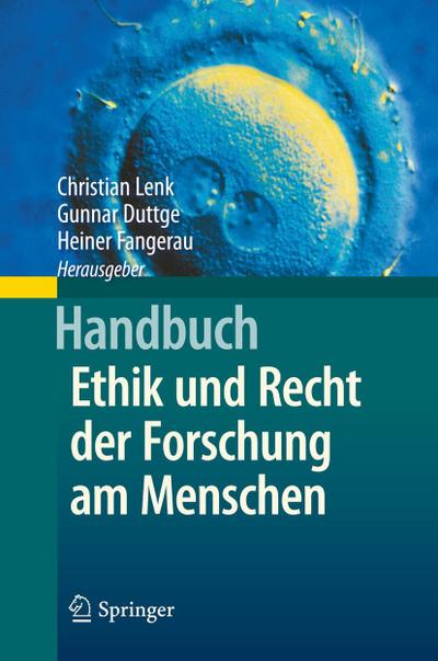 Handbuch Ethik und Recht der Forschung am Menschen