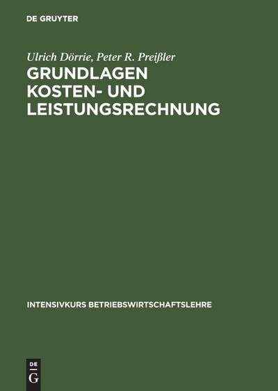 Grundlagen Kosten- und Leistungsrechnung