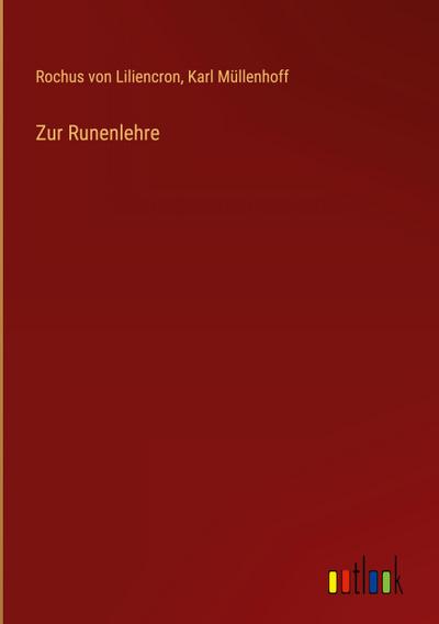 Zur Runenlehre