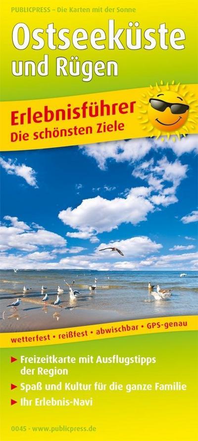 Publicpress Erlebnisführer Ostseeküste und Rügen 1:160.000