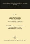 Automatische Auftragsschweißung nach dem Metall-Li