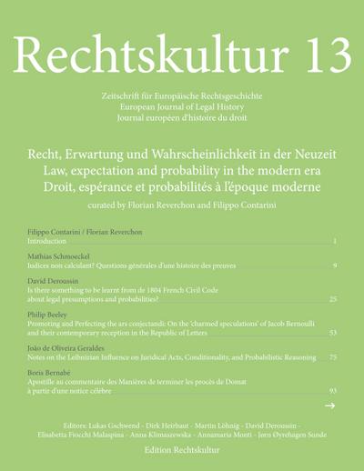 Rechtskultur 13