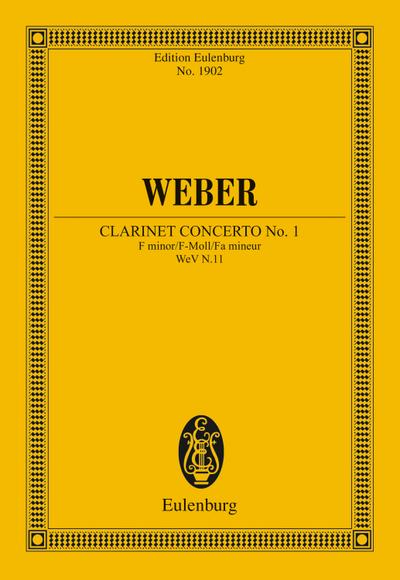 Clarinet Concerto No. 1 F minor