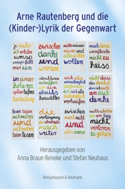 Arne Rautenberg und die (Kinder-)Lyrik der Gegenwart