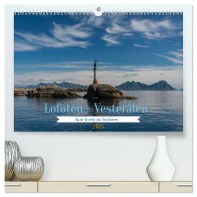 Lofoten Vesterålen (hochwertiger Premium Wandkalender 2025 DIN A2 quer), Kunstdruck in Hochglanz