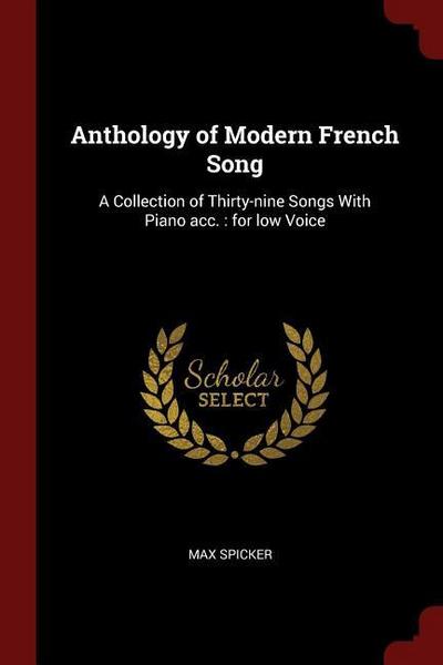 ANTHOLOGY OF MODERN FRENCH SON