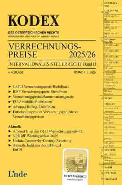 KODEX Verrechnungspreise 2025/26