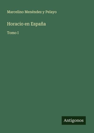 Horacio en España