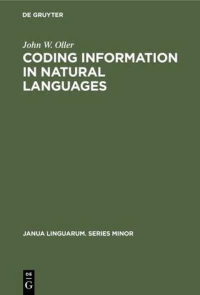 Coding information in natural languages