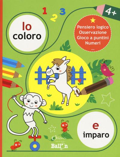 Io coloro e imparo 4+.Pensiero logico. Osservazione. Gioco a