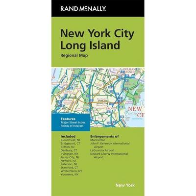 Rand McNally New York City/Long Island Regional Map
