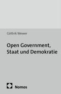 Open Government, Staat und Demokratie