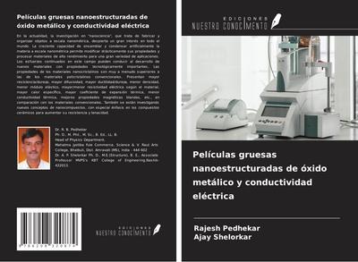 Películas gruesas nanoestructuradas de óxido metálico y conductividad eléctrica