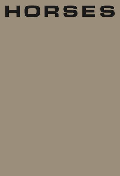 Yngve Holen. Satoshi Fujiwara. Horses