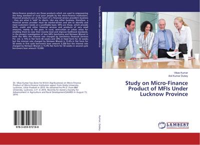 Study on Micro-Finance Product of MFIs Under Lucknow Province