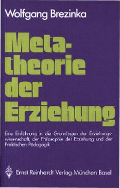 Metatheorie der Erziehung