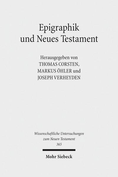 Epigraphik und Neues Testament