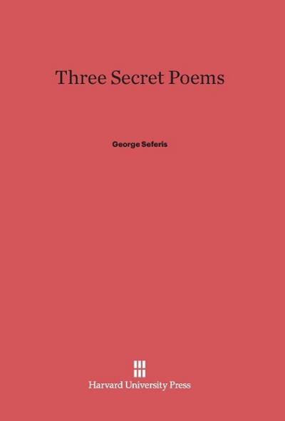 Three Secret Poems