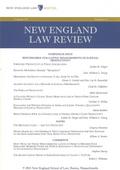 New England Law Review: Volume 48, Number 3 - Spring 2014