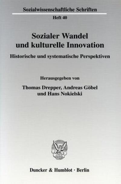 Sozialer Wandel und kulturelle Innovation