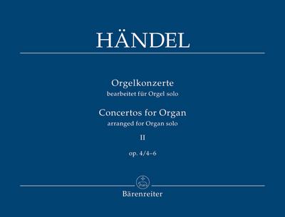 Konzerte op.4 Band 2 (Nr.4-6) für Orgel