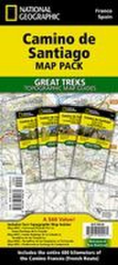Camino de Santiago Map Map Pack Bundle