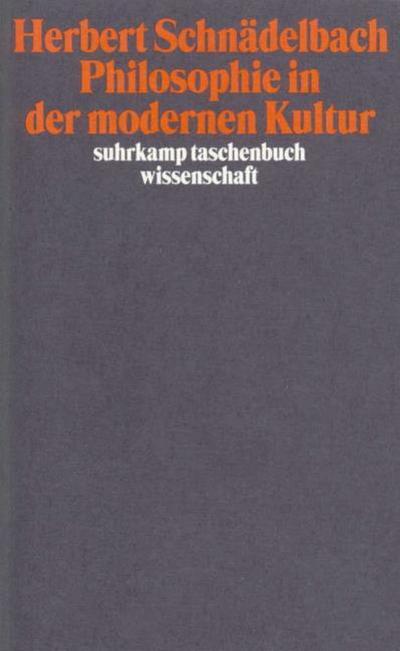 Philosophie in der modernen Kultur
