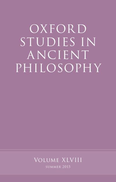 Oxford Studies in Ancient Philosophy, Volume 48