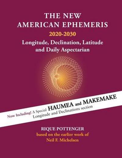 The New American Ephemeris 2020-2030: Longitude, Declination & Latitude