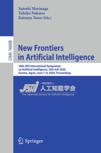 New Frontiers in Artificial Intelligence