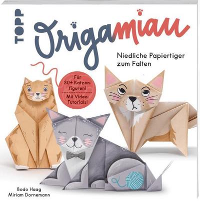 OrigaMIAU. Niedliche Papiertiger zum Falten. Origamiblock mit Anleitungen.