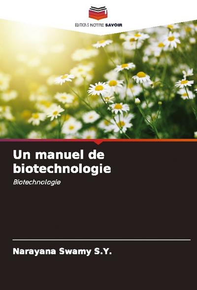 Un manuel de biotechnologie