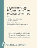 6 Konzertante Trios op.18 Band 1 (Trios 1-3)für Violine, Viola und Violoncello