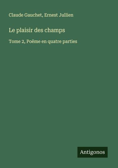 Le plaisir des champs