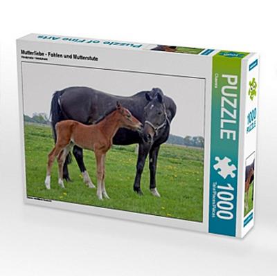 Mutterliebe - Fohlen und Mutterstute (Puzzle)