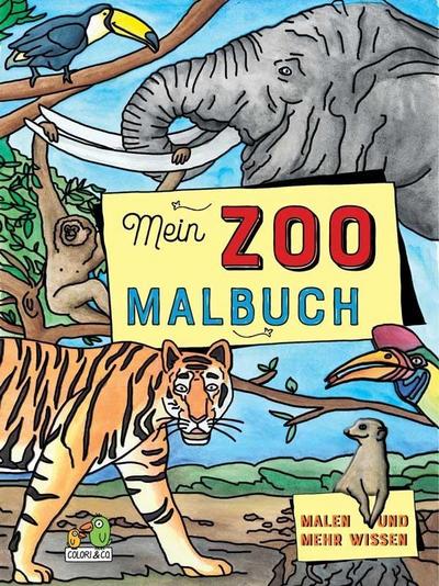 Mein Zoo Malbuch