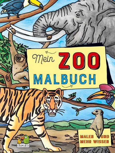 Mein Zoo Malbuch