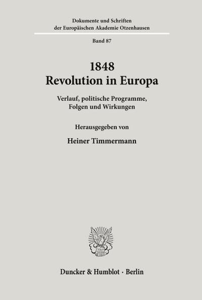 1848 - Revolution in Europa.
