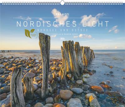 Nordisches Licht 2026 - Bild-Kalender - Poster-Kalender - 60x50