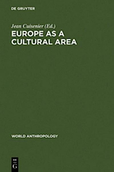 Europe as a Cultural Area