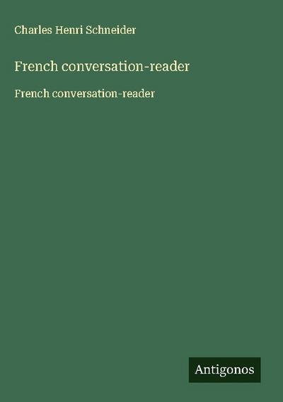 French conversation-reader