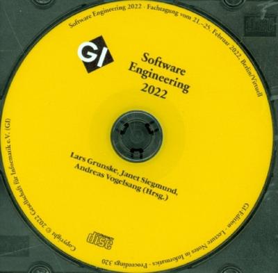 GI Edition Proceedings Band 320 "Software Engineering 2022"