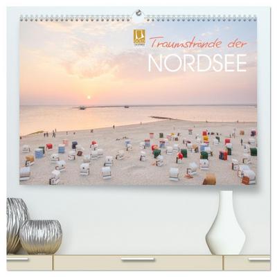 Traumstrände der Nordsee (hochwertiger Premium Wandkalender 2026 DIN A2 quer), Kunstdruck in Hochglanz