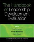 The Handbook of Leadership Development Evaluation