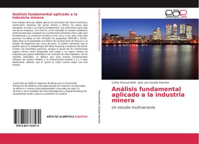 Análisis fundamental aplicado a la industria minera