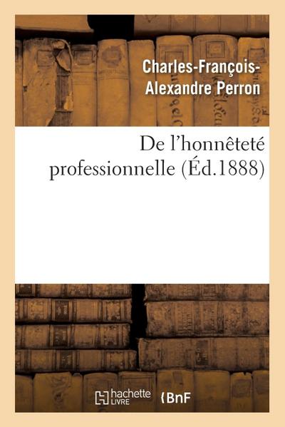 de l’Honnêteté Professionnelle